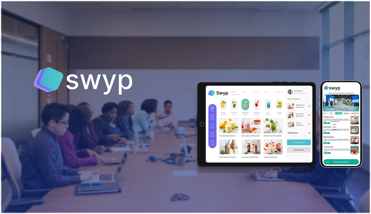 Swyp meeting room ordering app
