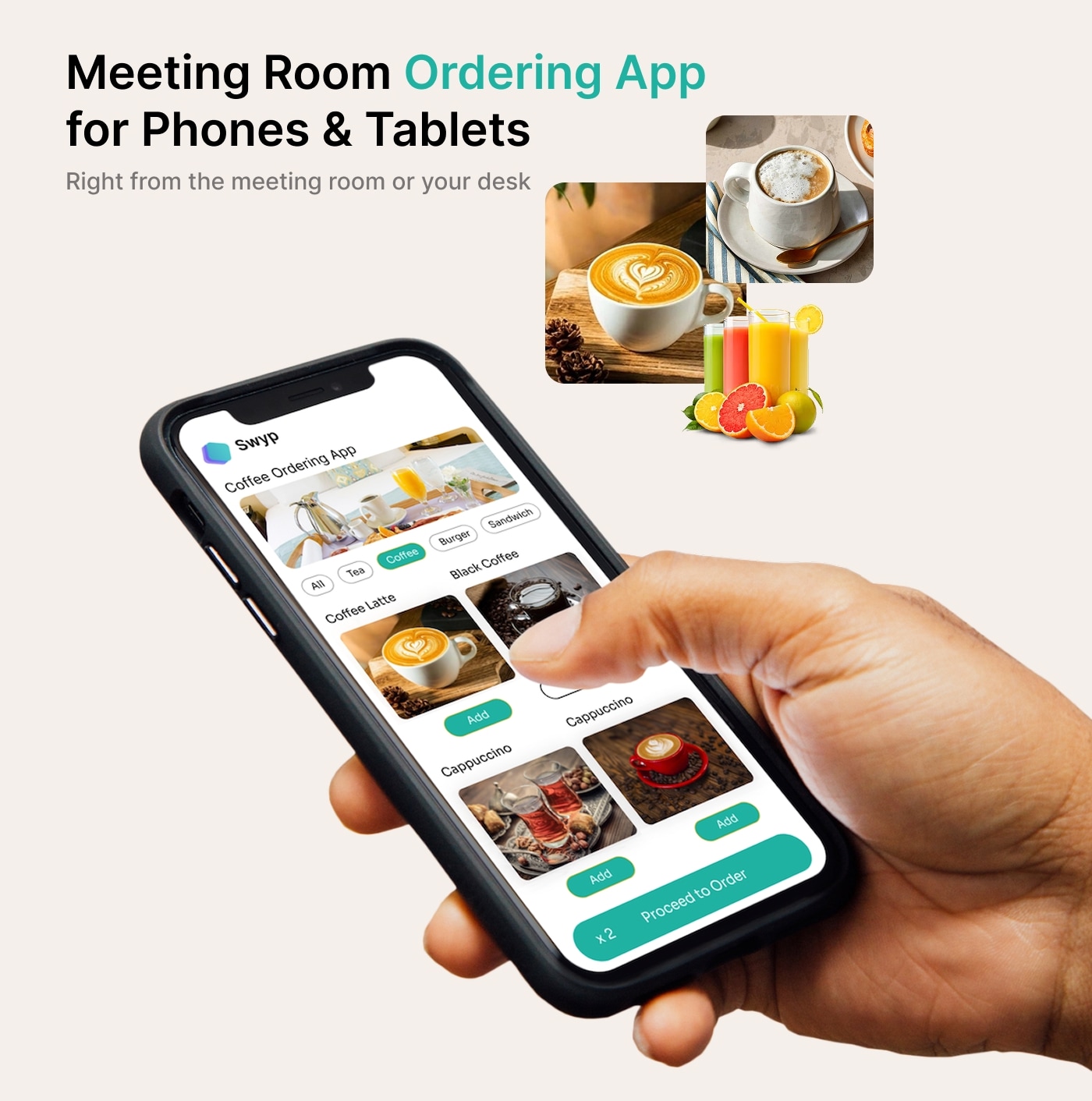 Meeting Room Ordering App from Swyp